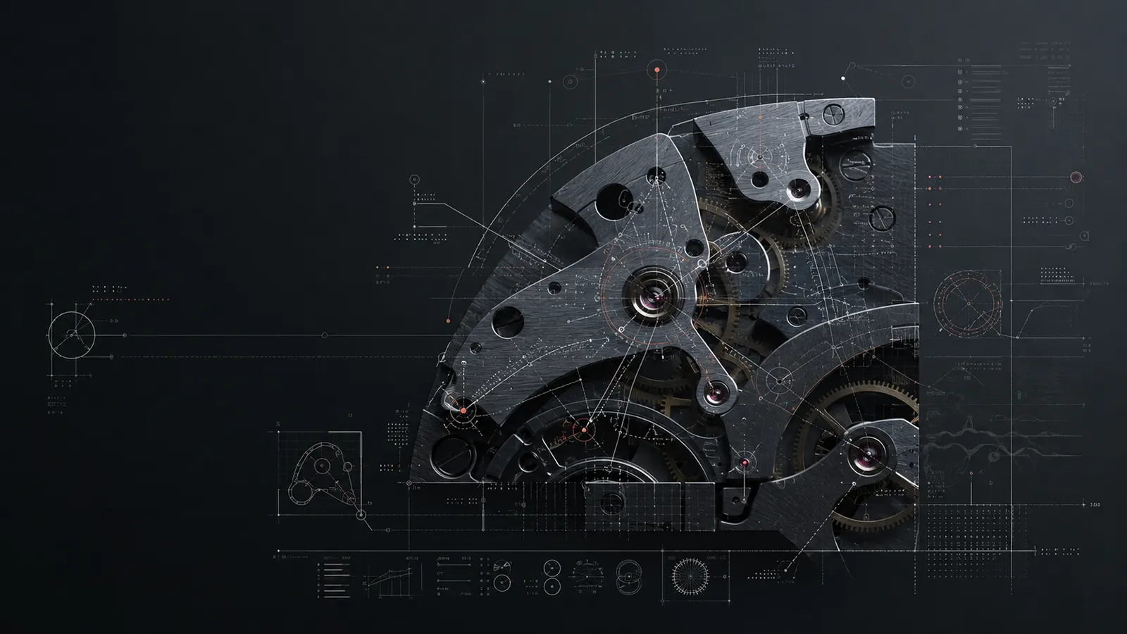 Analyse technique d’un mouvement horloger et de son architecture mécanique.